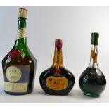A collection of 1960's liqueur including 1l bottle of D.O.