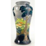 Moorcroft small vase After the Storm, designed and signed by Walter Moorcroft and dated 1998,
