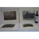 Lafayette Studio large size specimen photographs c1930's x 4 - Officers of the 7th Battalion The