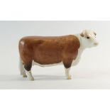 Beswick matte model of a Hereford Cow 1360