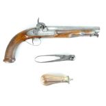 18th century English Flintlock Pistol,