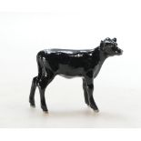 Beswick black Aberdeen Angus calf 1249F