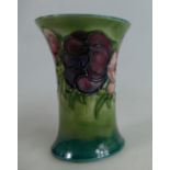 Moorcroft vase decorated in the Anemone design, height 11cm.