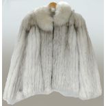 Ladies vintage Artic fox fur jacket, size 12 in excellent condition.