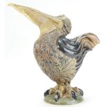 Cobridge Stoneware model of a grotesque bird designed by Andrew Hull,