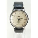 Longines Flagship 1950's / early 1960's stainless steel cased Gents wristwatch. Automatic movement.