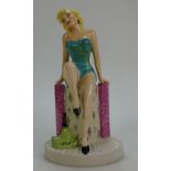 Kevin Francis Peggy Davies figure of Marilyn Munroe in an artists original colourway of blue,