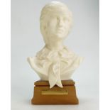 Royal Worcester bust of HRH The Princess Of Wales modelled by Donald Brindley,