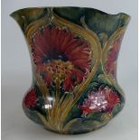 William Moorcroft Macintyre planter in the Revived Cornflower design, height 17cm,