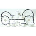 A collection of Wedgwood tea, coffee and dinner ware in the Runnymede design including tea set,