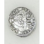 Hammered German states 1694 silver coin, 2.4g. 25mm wide approx.