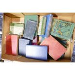 A collection of old books comprising Tom Browns Schooldays and other leather bound books (23).