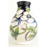 Moorcroft Persian Peony vase. Shape 7, height 13cm. numbered Edition 39.