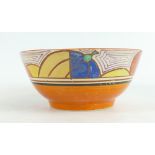 Clarice Cliff Wilkinson Fantasque bowl decorated in the Melon design (Picasso fruit),