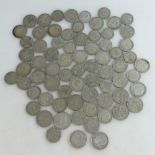 Large quantity of pre 1946 .500 silver coinage, 876.1g, together with a few pre 1919, .92.