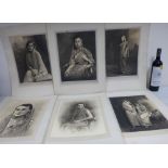 Lafayette Studio large size specimen photographs x 6 - Photo 1 (top left) Un named, Miss J A Begam,