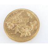 Full Sovereign gold coin Victoria 1897