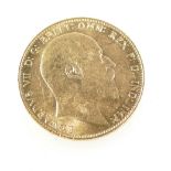 Gold Full Sovereign dated 1906.