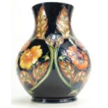 Moorcroft vase decorated in the Fantazie design, height 24cm,