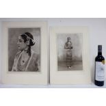 Lafayette Studio large size specimen photographs - late 1930's Miss D Mehta,