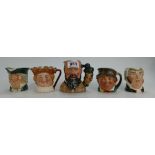 Royal Doulton small character jugs Georg