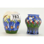 Two Moorcroft vases one in the Eight Mai