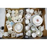 A mixed collection of ceramic items to include Royal Albert Lavender Rose patterned part teaset,