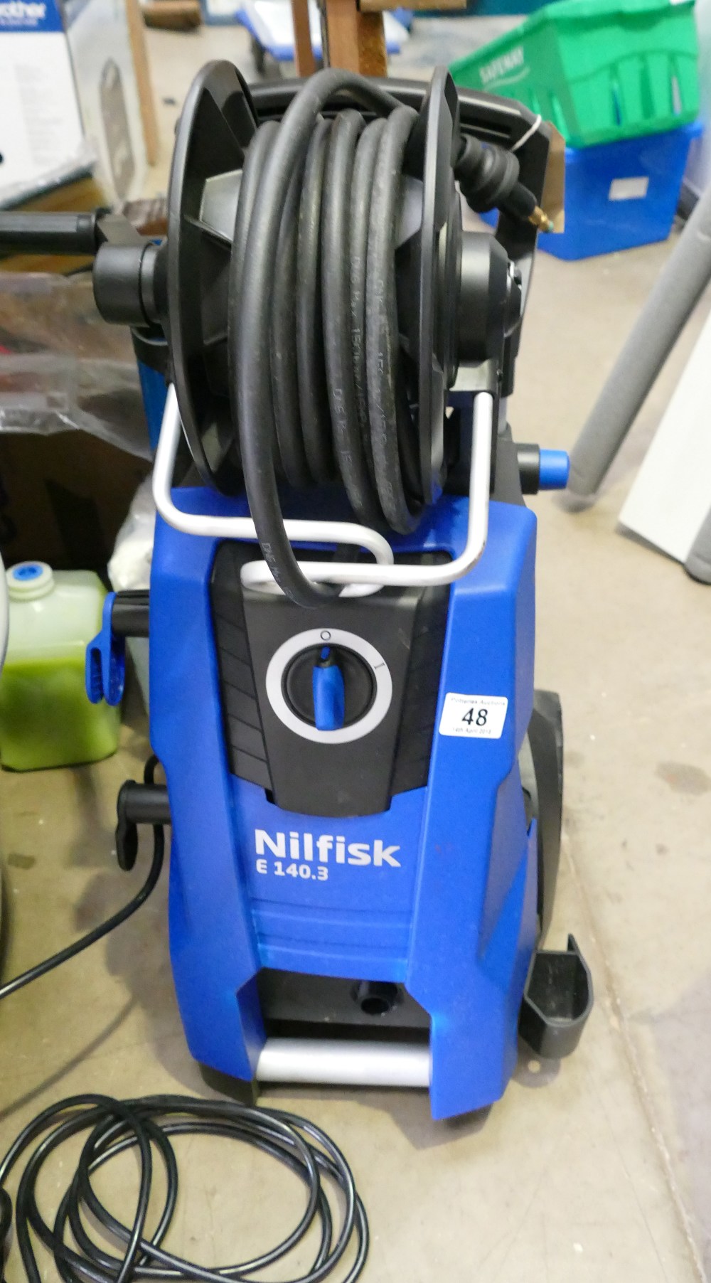 A Nilfiske 140.3 power washer.