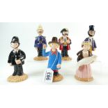 A collection of Beswick figures from the Trumpton series comprising The Mayor, Windy Miller,
