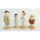 A collection Beswick Flintstones figures, Fred and Wilma,