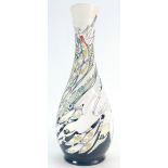Moorcroft large Whitby collection vase Fishing In White by Kerry Goodwin