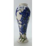 Moorcroft Delphinium Vase. Designed by Kerry Goodwin. Height 20.