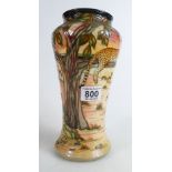 Moorcroft Vase decorated with Leopards and foliage, dated 2006, limited edition with box ,