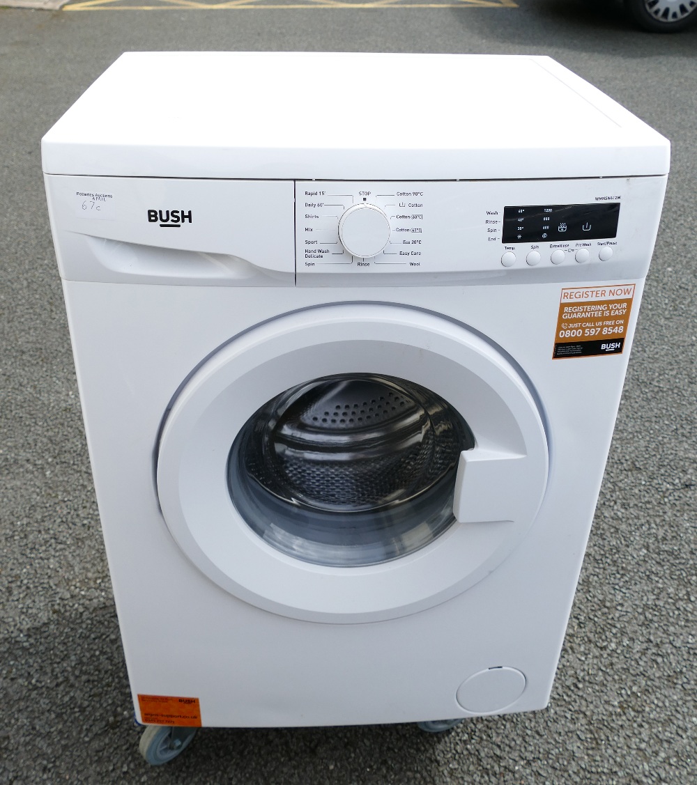 Bush washing machine WMNSN612W