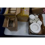 A large collection of Royal Stafford for House Of Fraser ironstone dinnerware with three boxes of