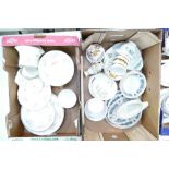 A collection of Sheriden floral pattern dinner ware together with similar Myott items etc.