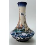 Moorcroft Launching Liberty vase. Numbered Edition. Signed by Paul Hilditch.