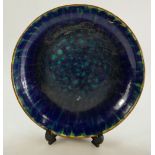 Minton Majolica shallow footed dish, dia