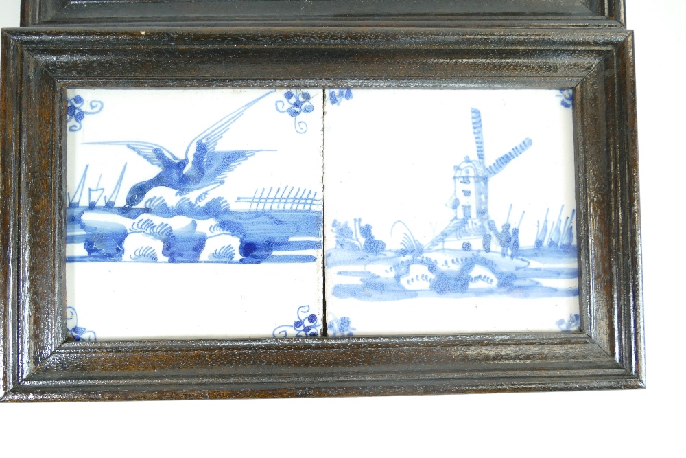 Two pairs of Delft Tiles 18th Cent. 12.6 - Image 3 of 3