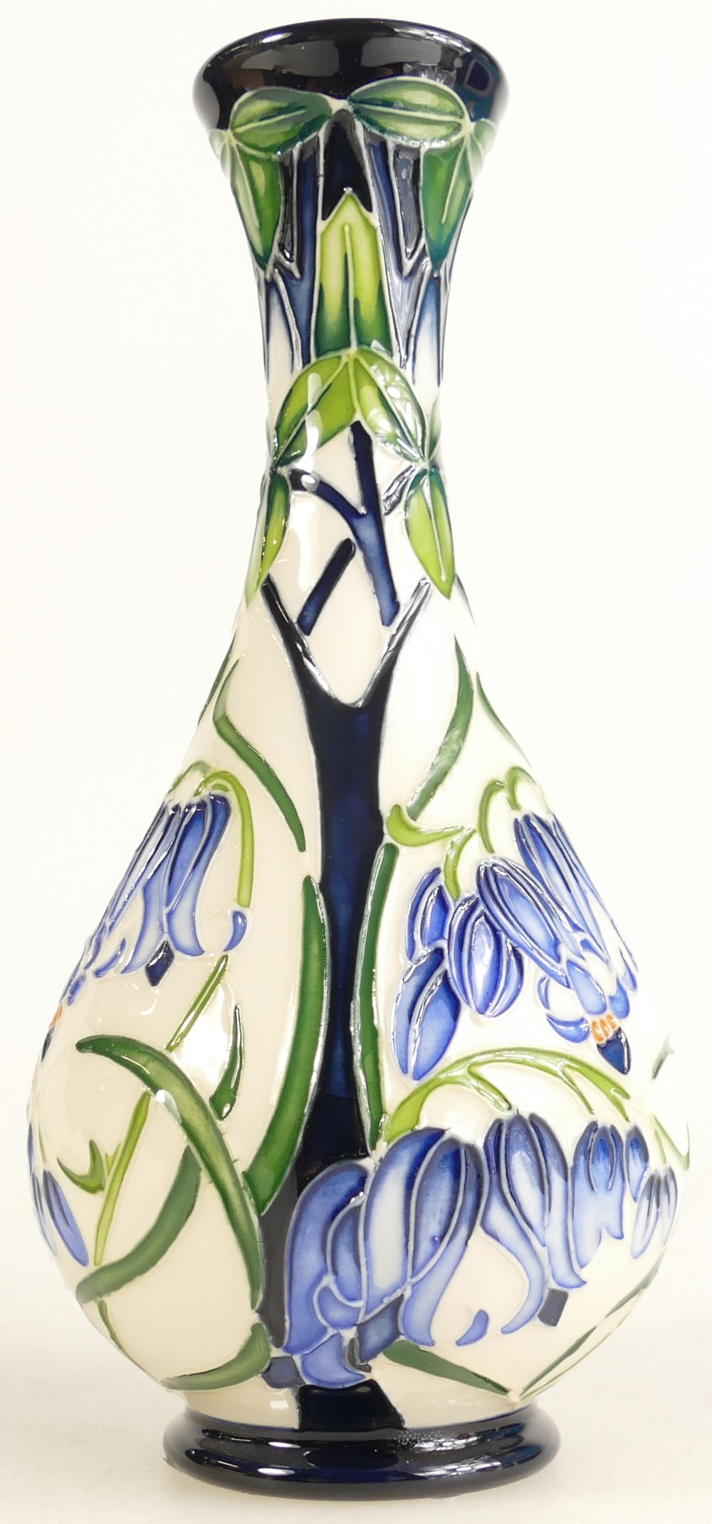 Moorcroft Otley Bluebell vase. Shape 80