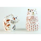 Royal Crown Derby paperweights Hamster a