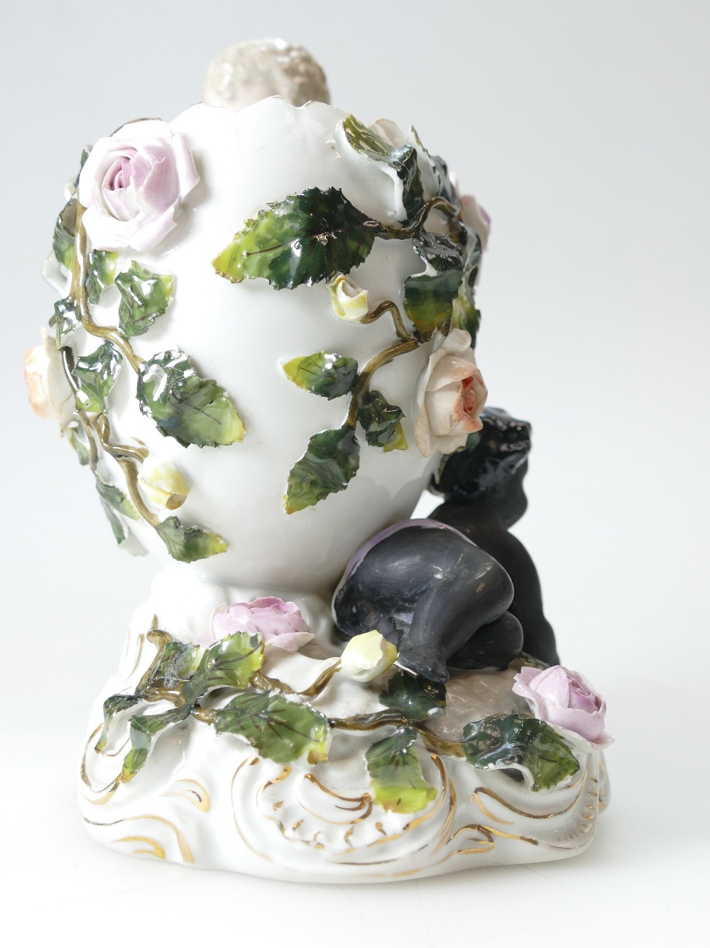 19th century Sitzendorf Porcelain Voigt - Image 3 of 3