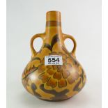 Clews & Co Chameleon Ware two handled vase,