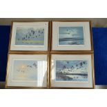 A collection of Peter Scott for Royal Doulton Limited Edition prints entitled - Greylags before the