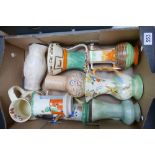 A collection of various Art Deco jugs by Myott,