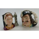 Royal Doulton character jugs,