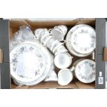 A large collection of Royal Worcester June Garland pattern dinner and tea ware all in excellent