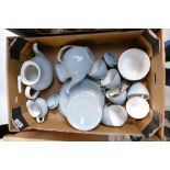 A collection of Royal Doulton tea & dinner ware, consisting of bowls, plate cups & saucers etc .