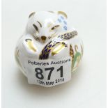 Royal Crown Derby paperweight 'mouse'.