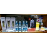 A selection of beverage related items to lockable infusion bottles, FeverTree bottled water,